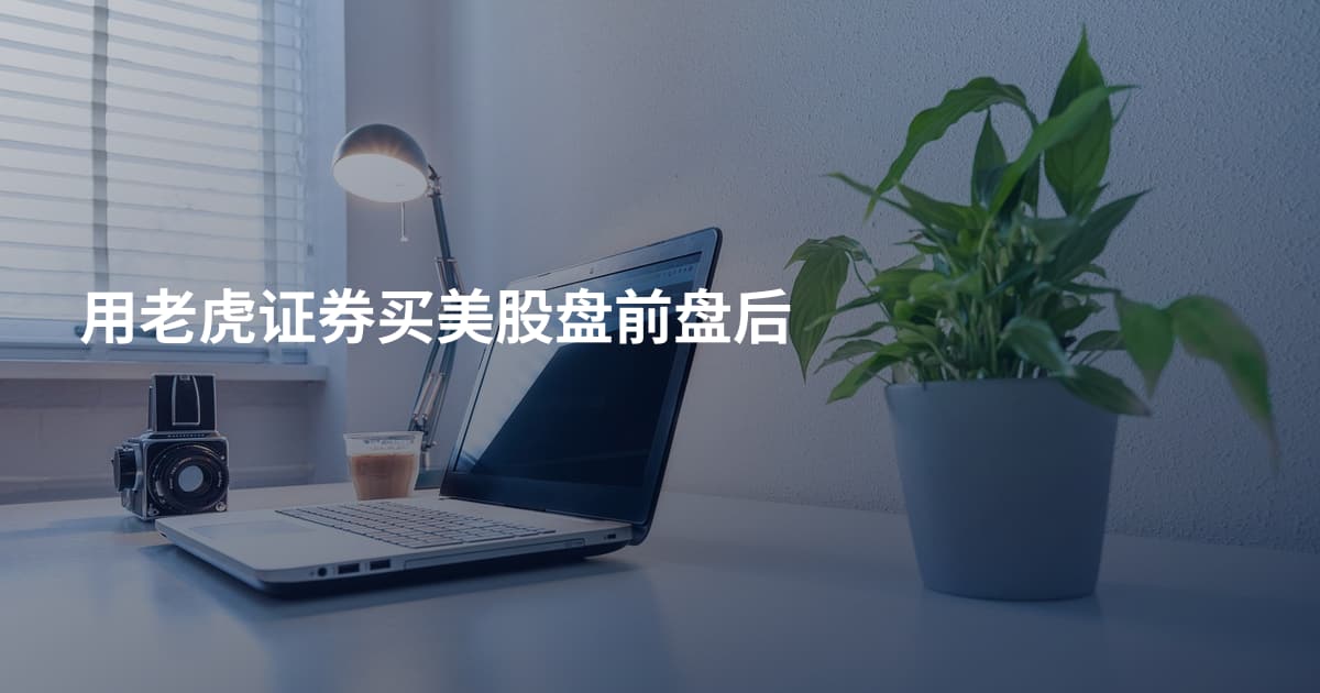 用老虎证券买美股盘前盘后