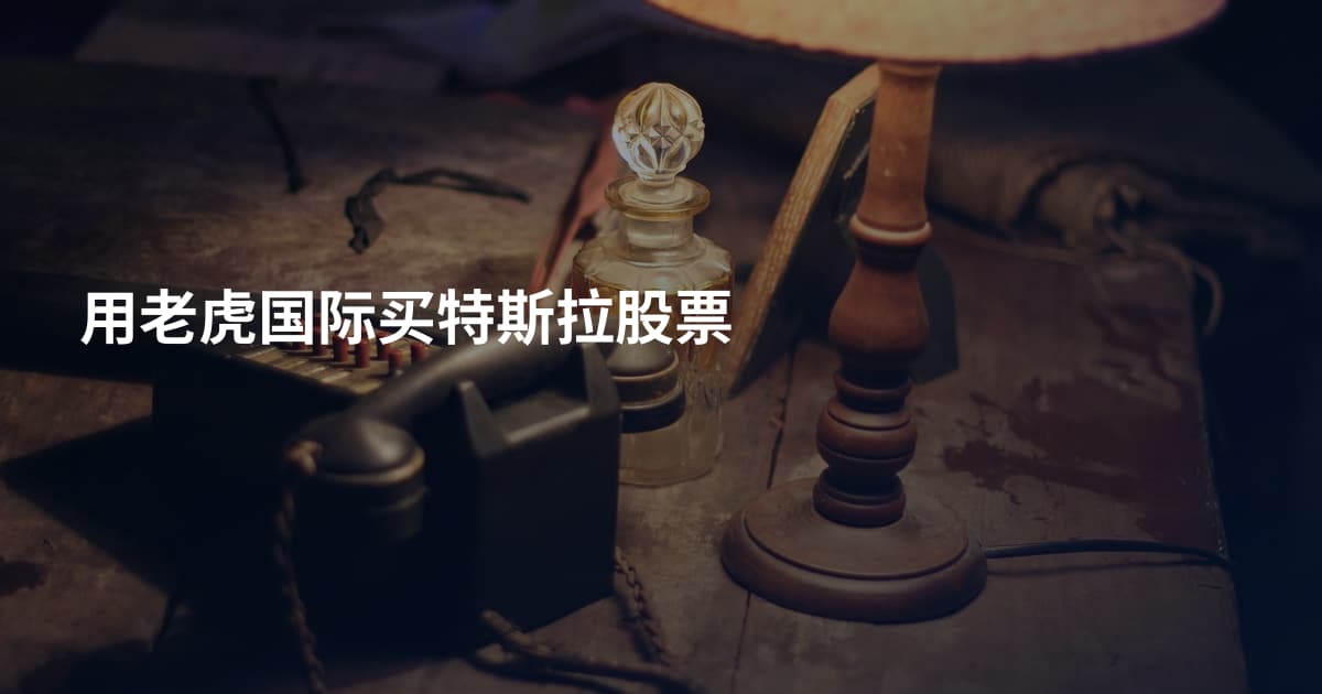 用老虎国际买特斯拉股票