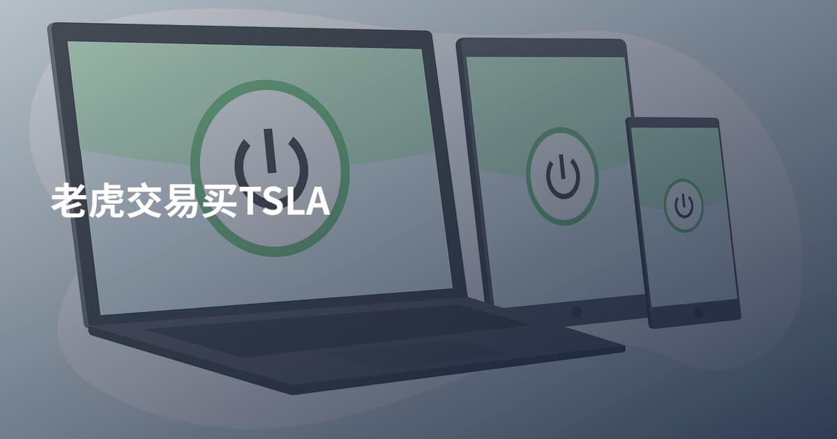 老虎交易买TSLA
