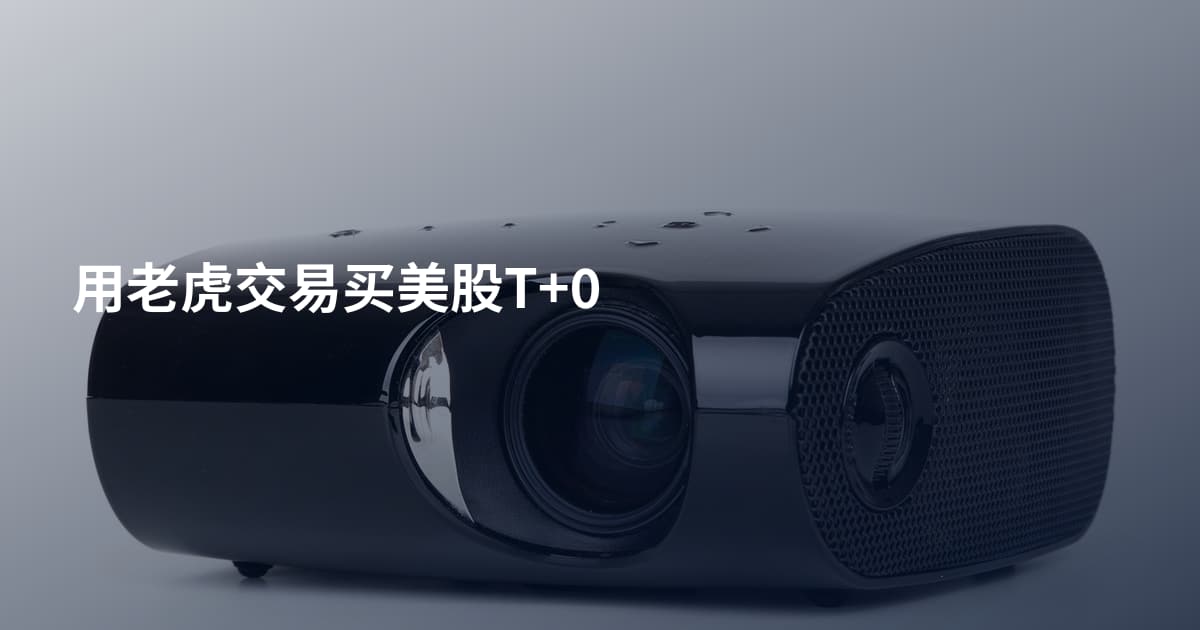 用老虎交易买美股T+0