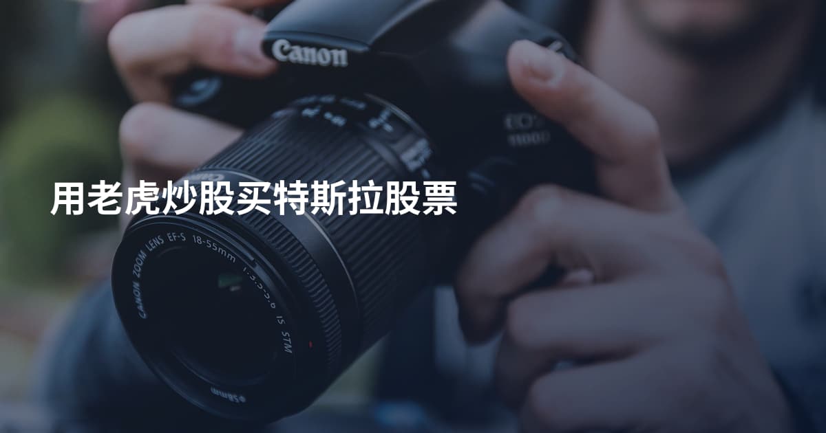 用老虎炒股买特斯拉股票