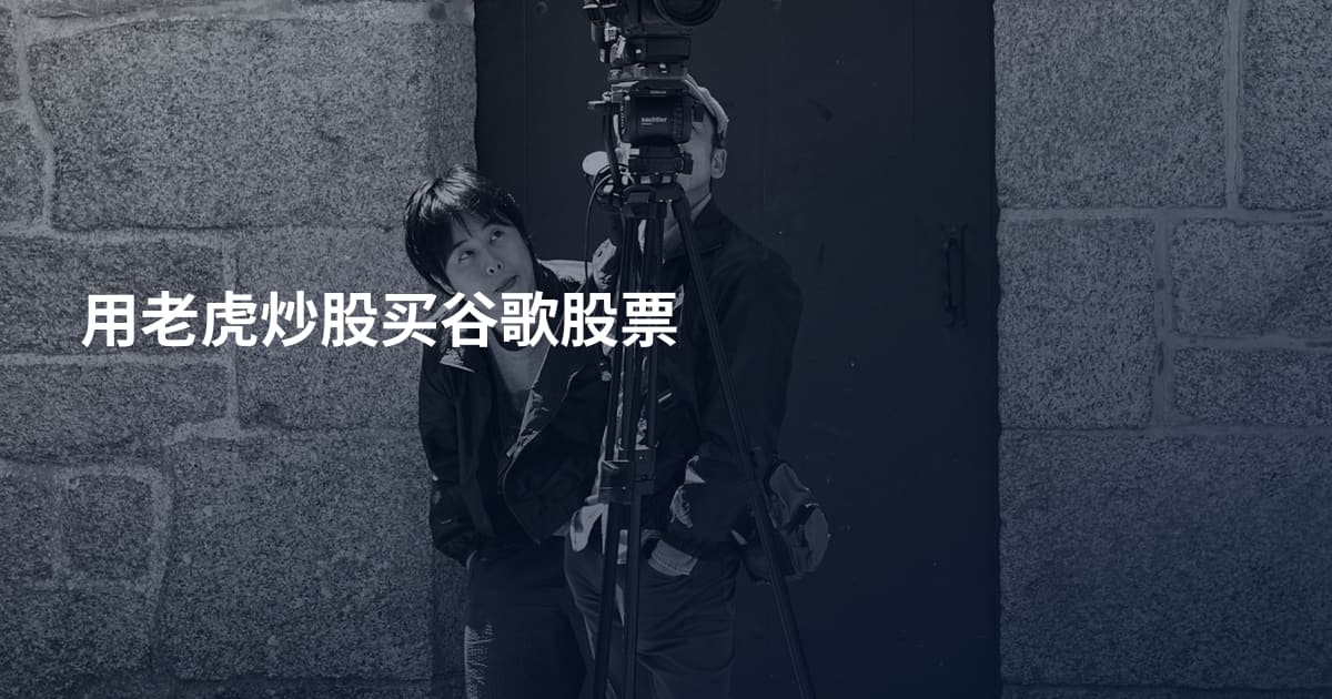 用老虎炒股买谷歌股票