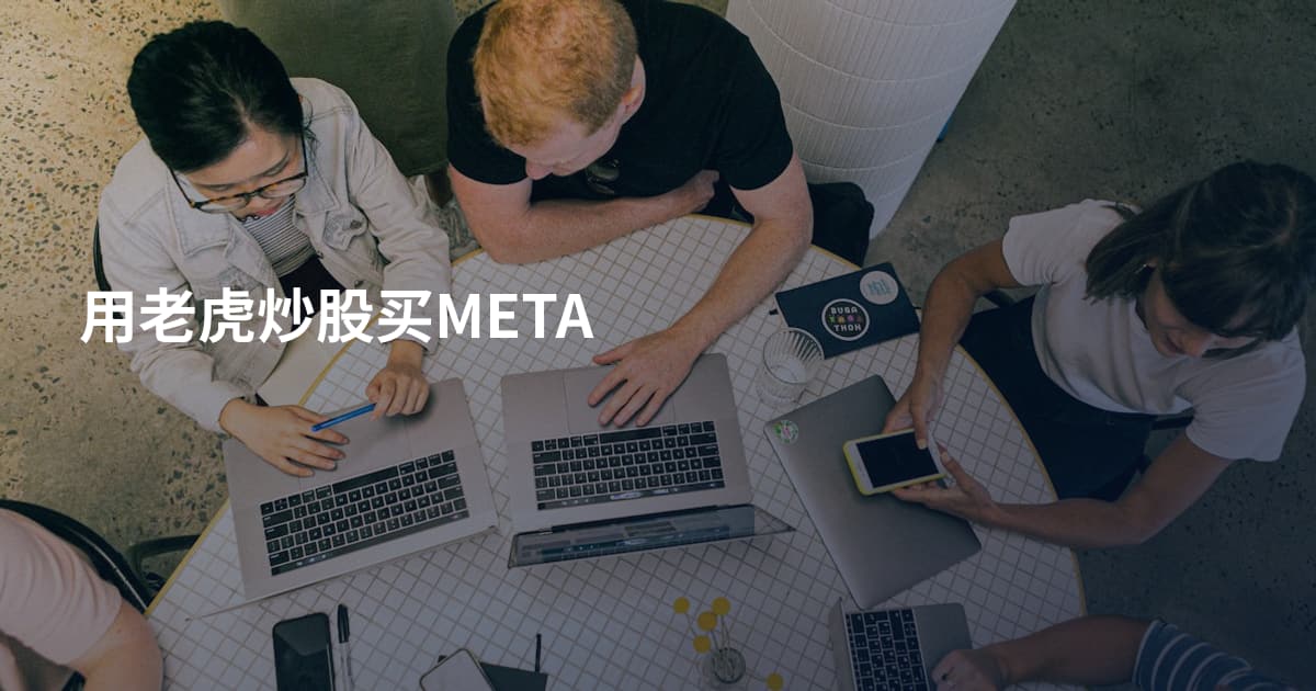 用老虎炒股买META