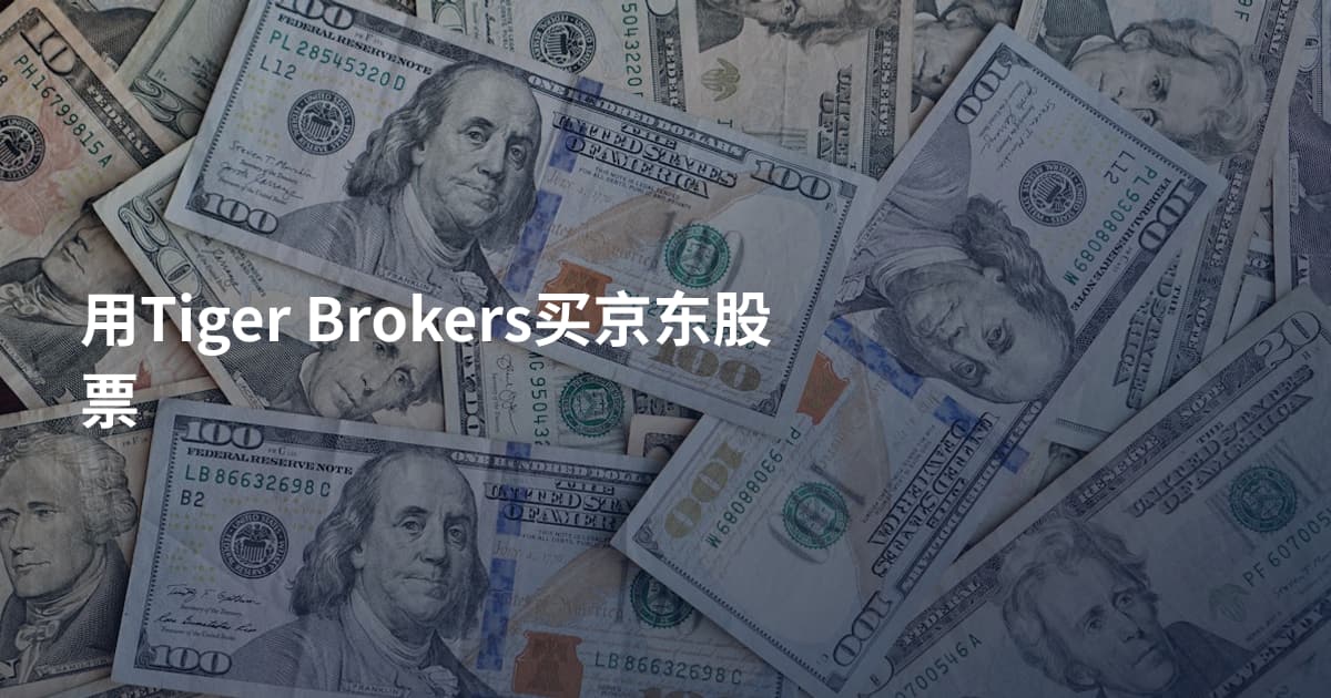 用Tiger Brokers买京东股票