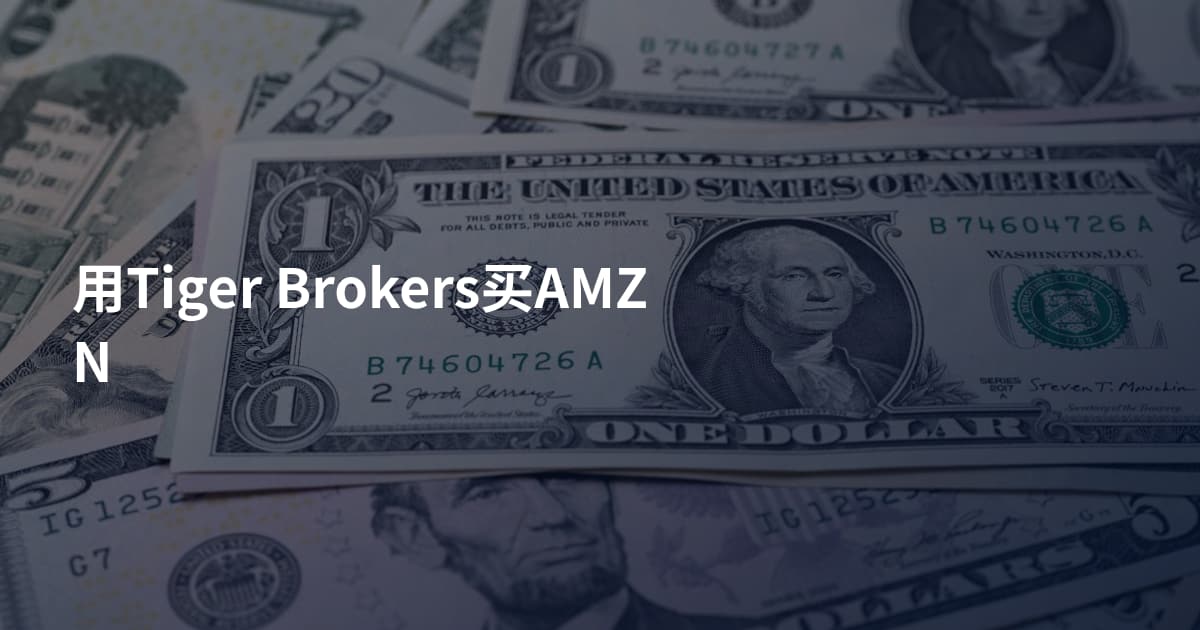 用Tiger Brokers买AMZN