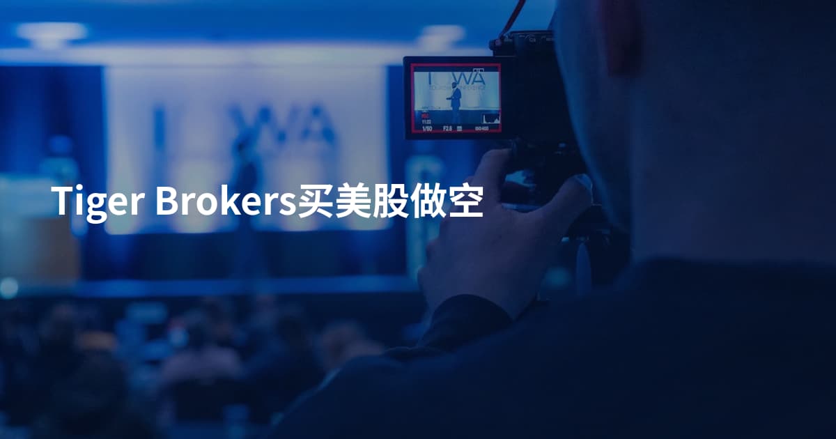 Tiger Brokers买美股做空