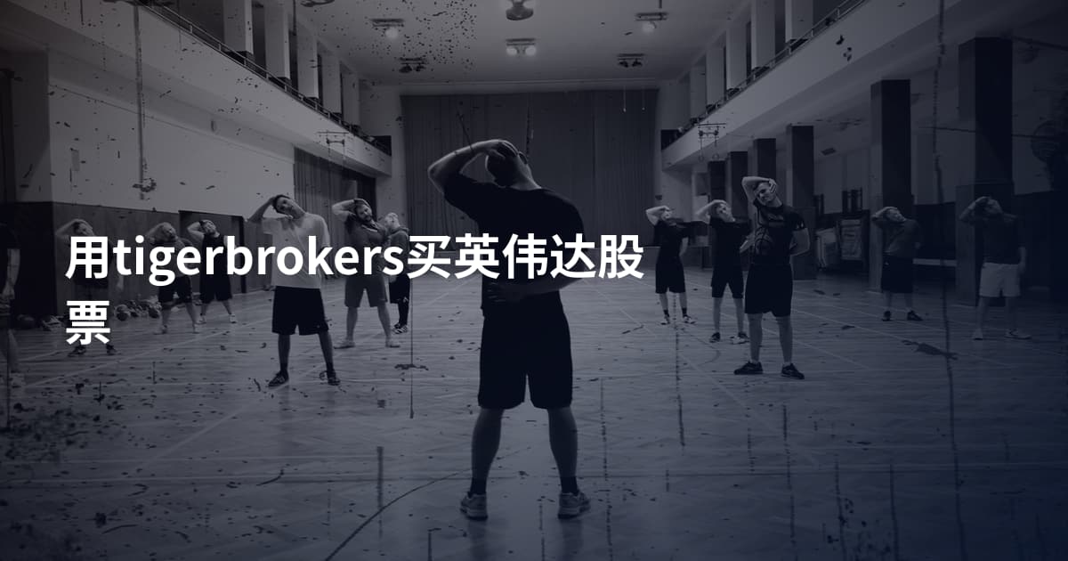 用tigerbrokers买英伟达股票