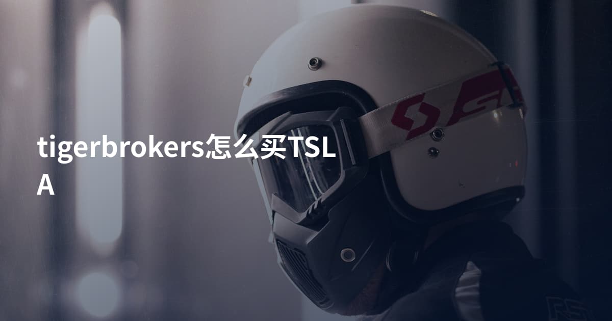 tigerbrokers怎么买TSLA
