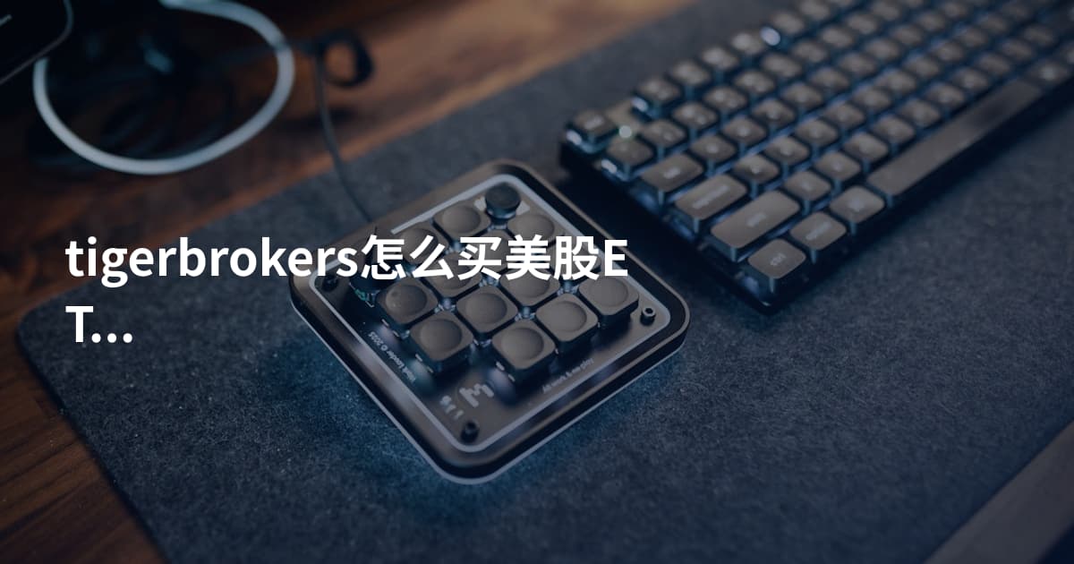 tigerbrokers怎么买美股ETF