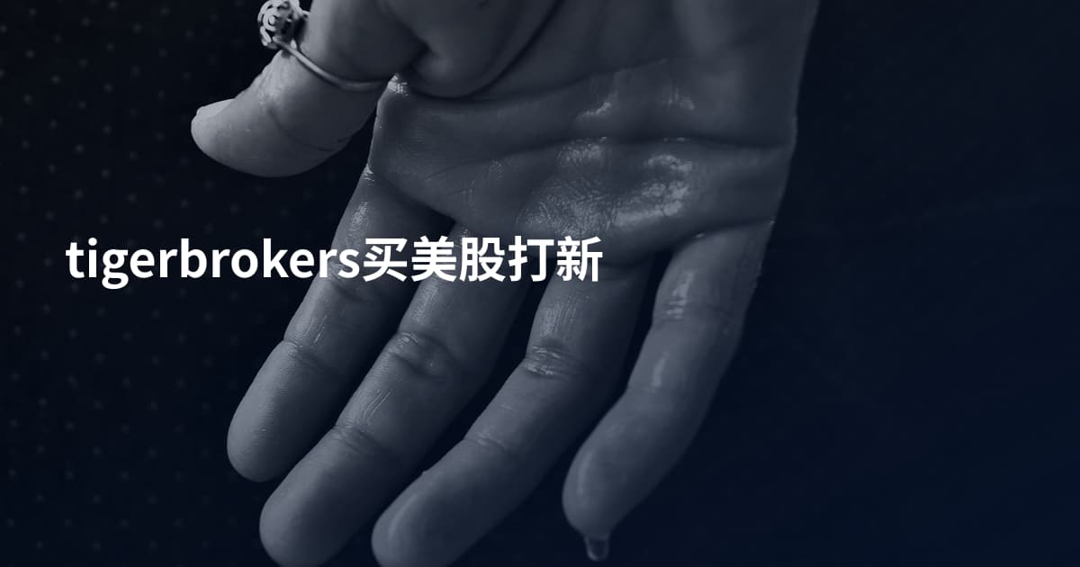 tigerbrokers买美股打新