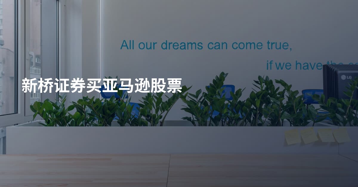 新桥证券买亚马逊股票
