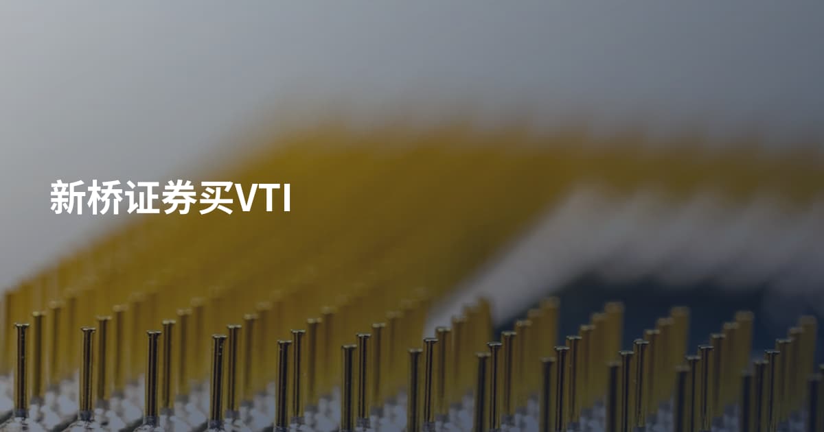 新桥证券买VTI