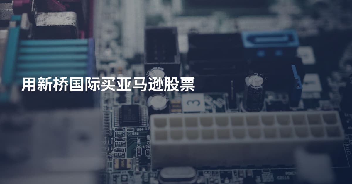 用新桥国际买亚马逊股票