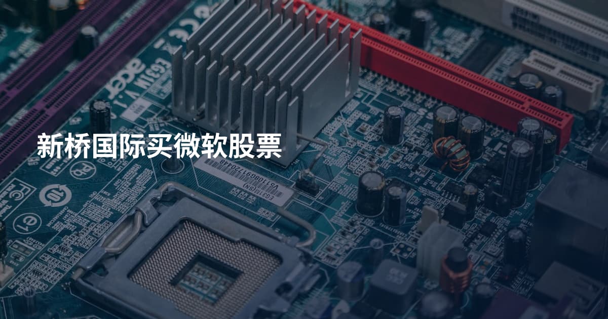 新桥国际买微软股票