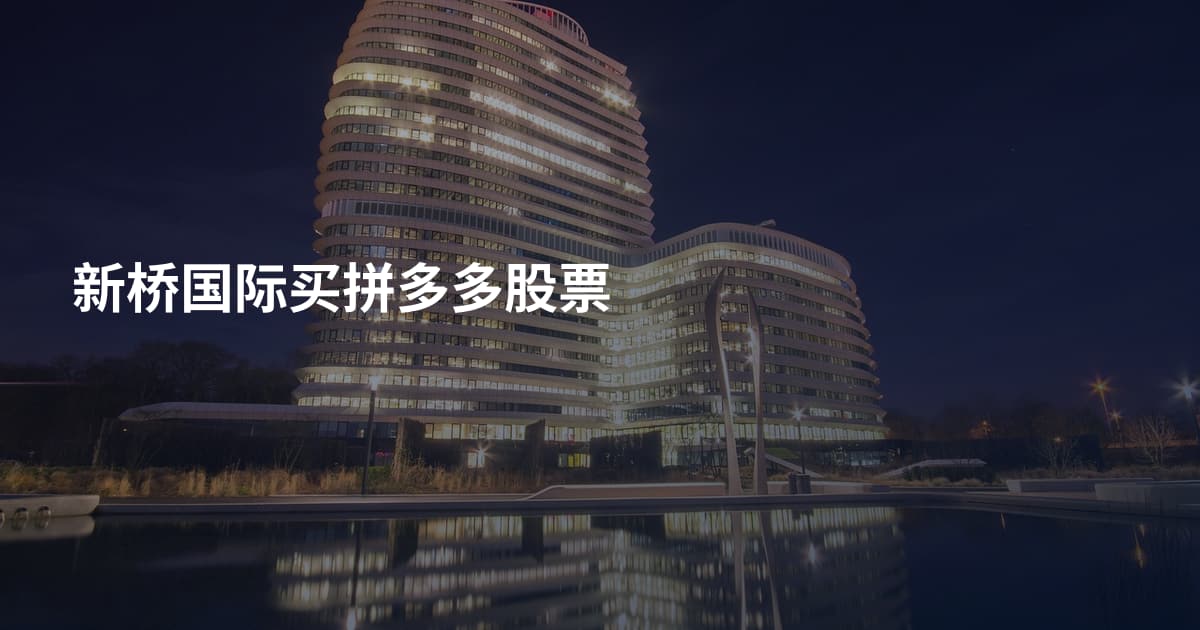 新桥国际买拼多多股票