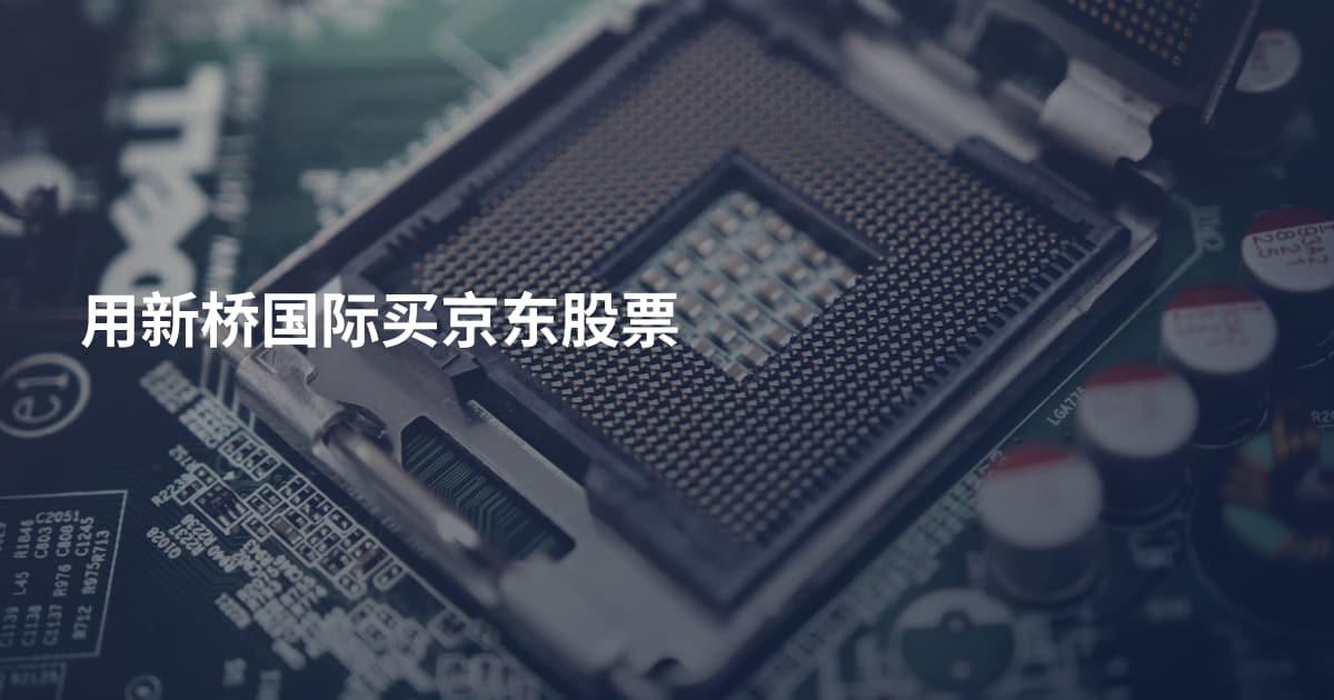 用新桥国际买京东股票