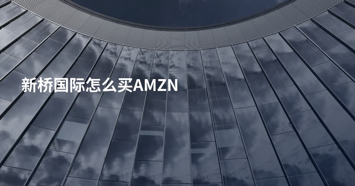 新桥国际怎么买AMZN