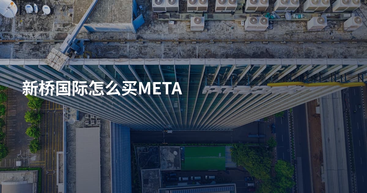 新桥国际怎么买META
