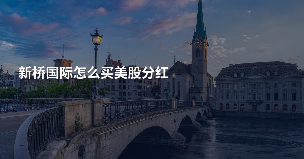 新桥国际怎么买美股分红
