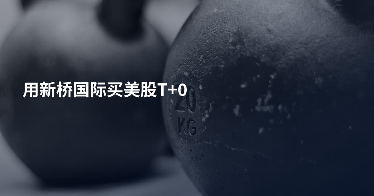 用新桥国际买美股T+0
