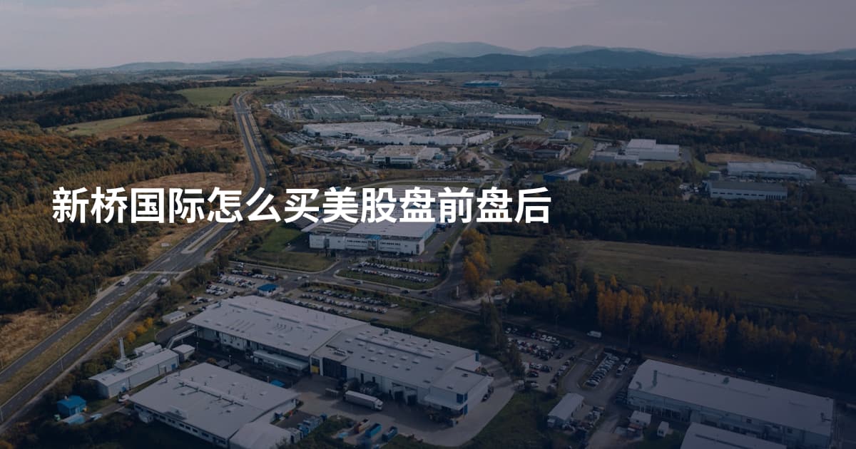 新桥国际怎么买美股盘前盘后