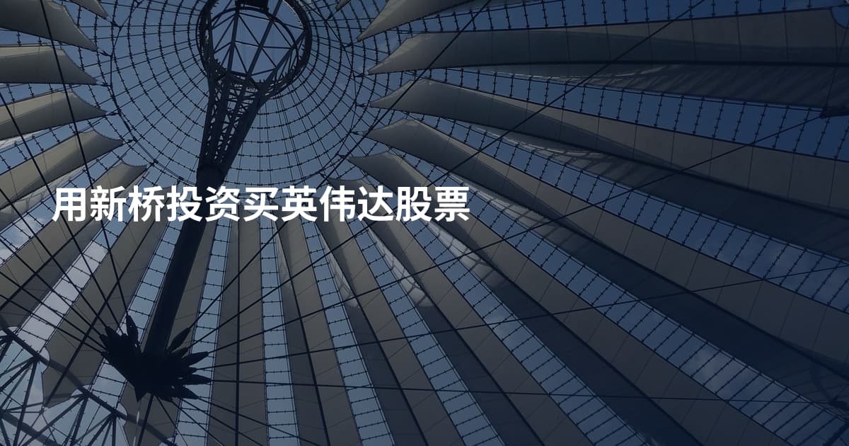 用新桥投资买英伟达股票