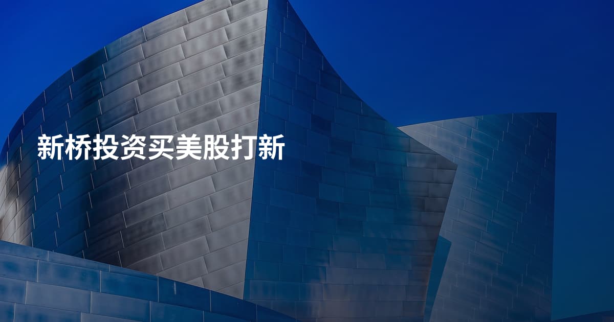 新桥投资买美股打新