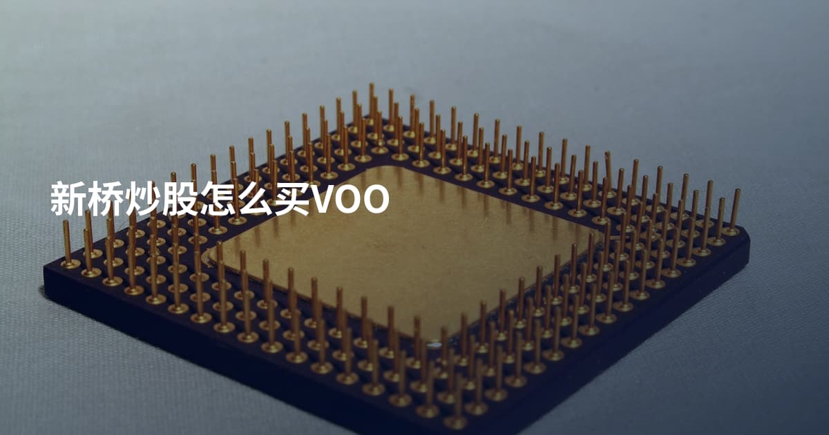 新桥炒股怎么买VOO