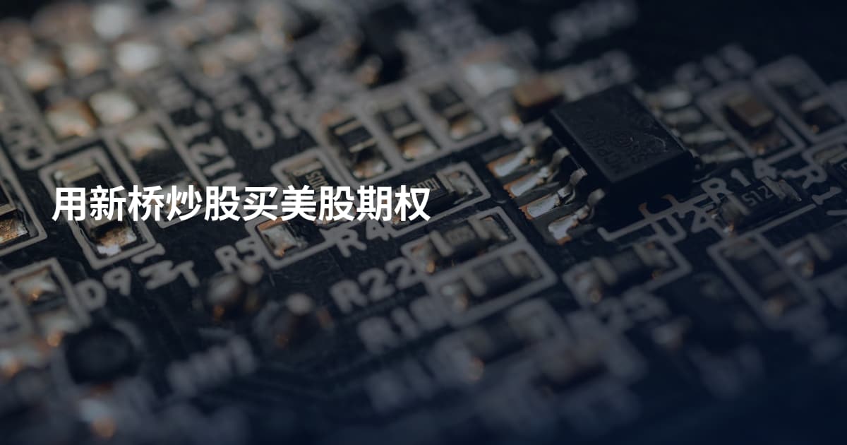 用新桥炒股买美股期权