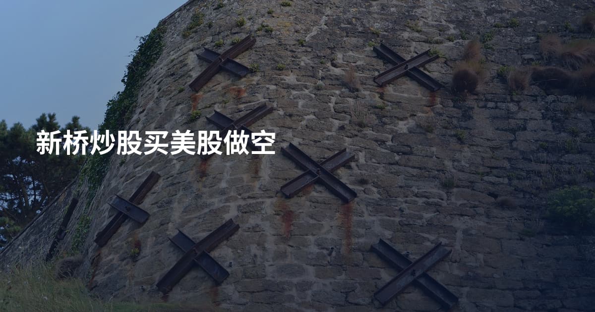 新桥炒股买美股做空