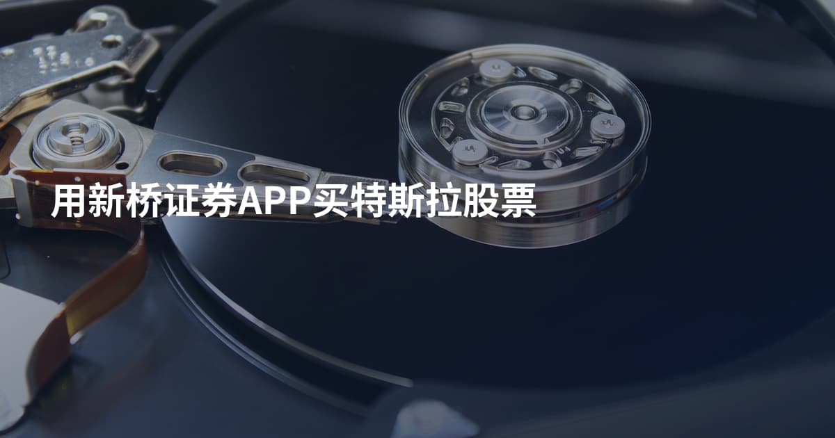 用新桥证券APP买特斯拉股票