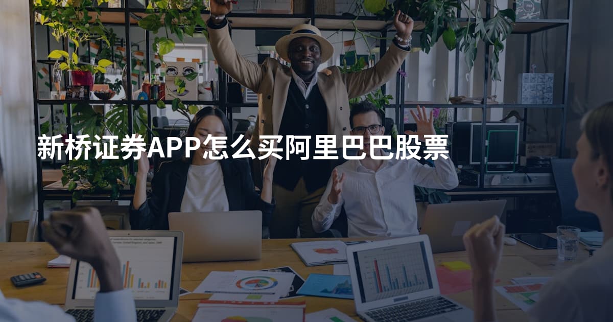 新桥证券APP怎么买阿里巴巴股票