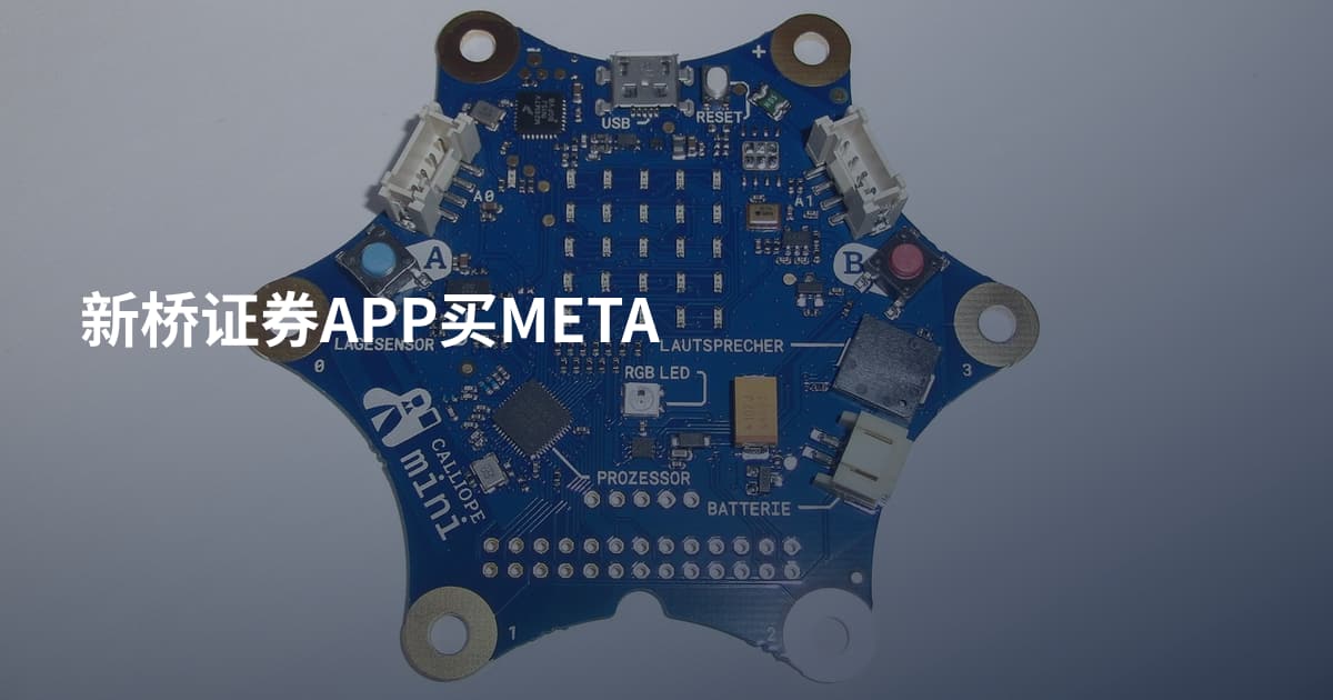 新桥证券APP买META