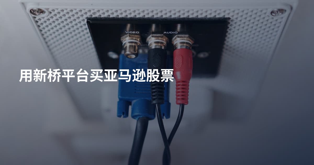 用新桥平台买亚马逊股票