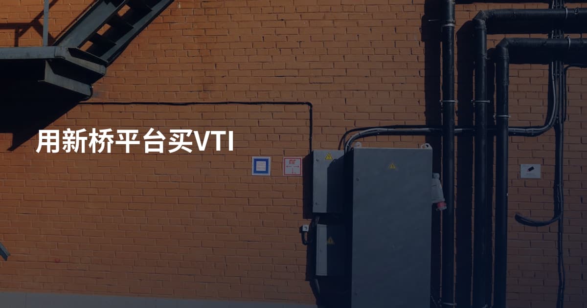 用新桥平台买VTI