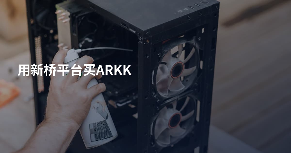 用新桥平台买ARKK