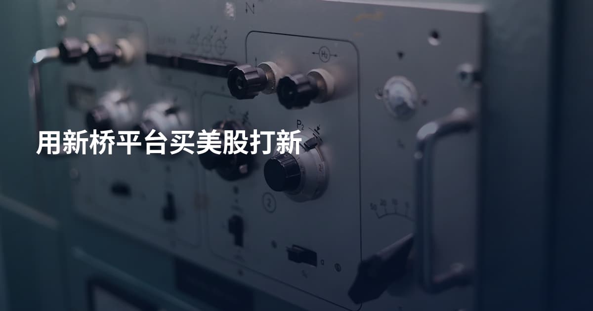 用新桥平台买美股打新