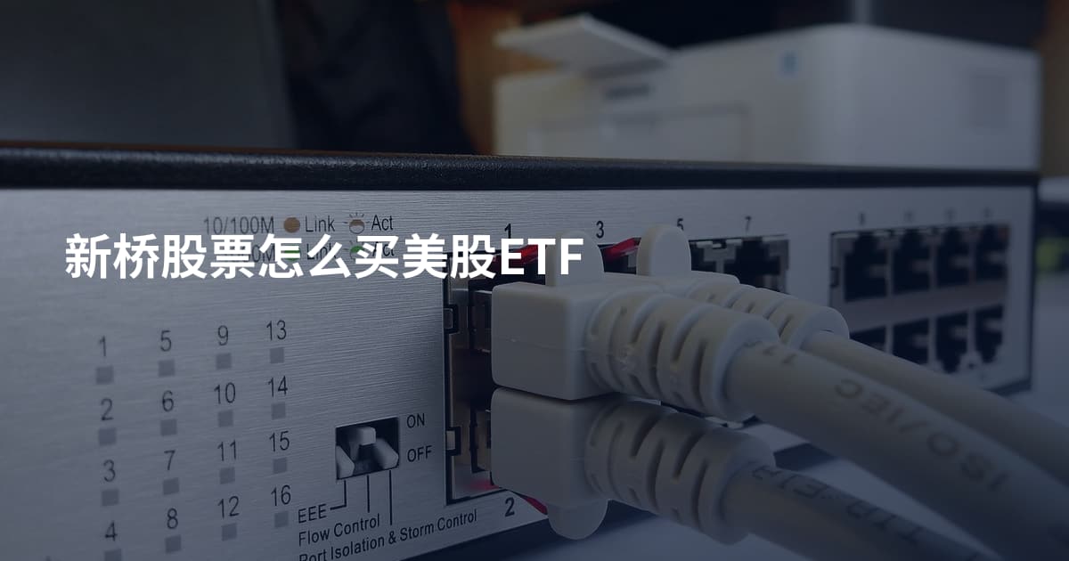 新桥股票怎么买美股ETF