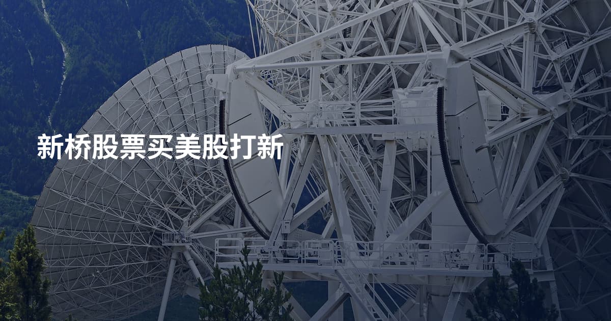 新桥股票买美股打新