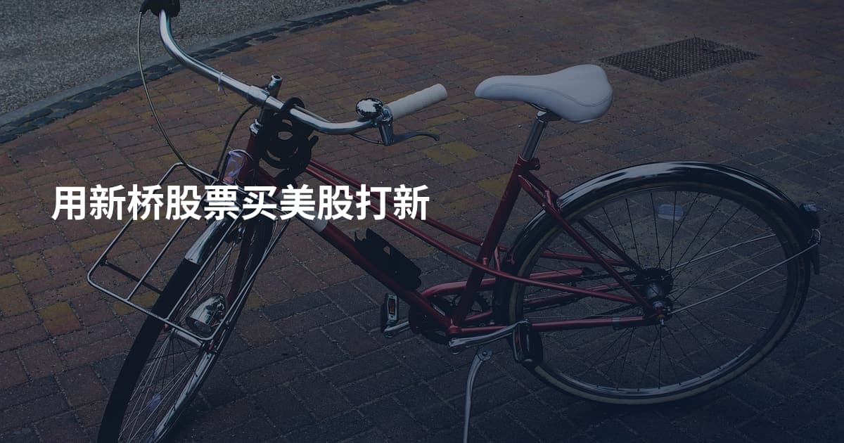 用新桥股票买美股打新