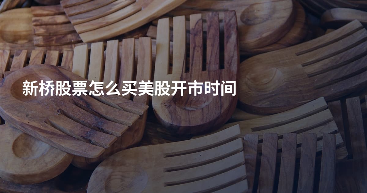 新桥股票怎么买美股开市时间