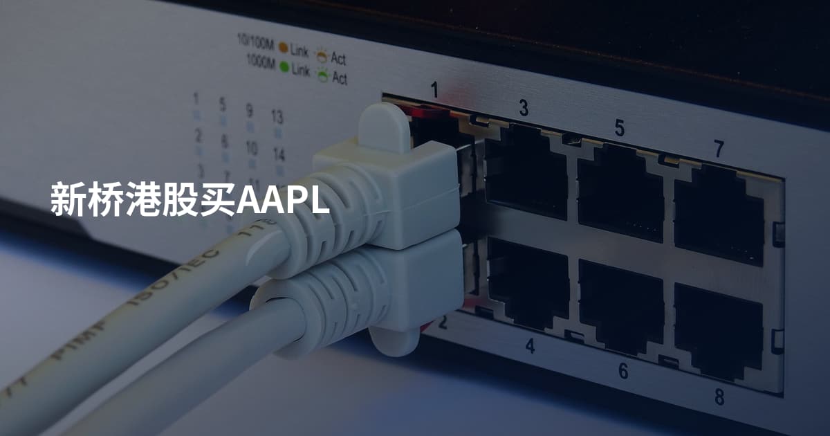 新桥港股买AAPL
