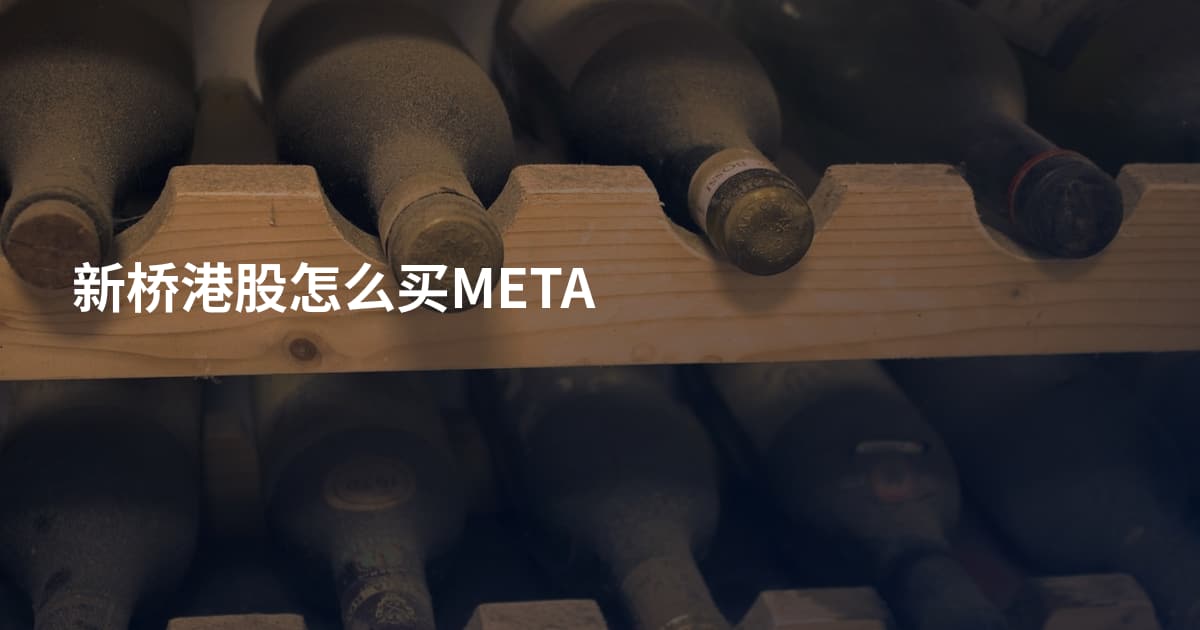 新桥港股怎么买META