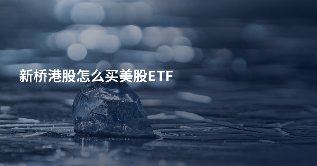 新桥港股怎么买美股ETF