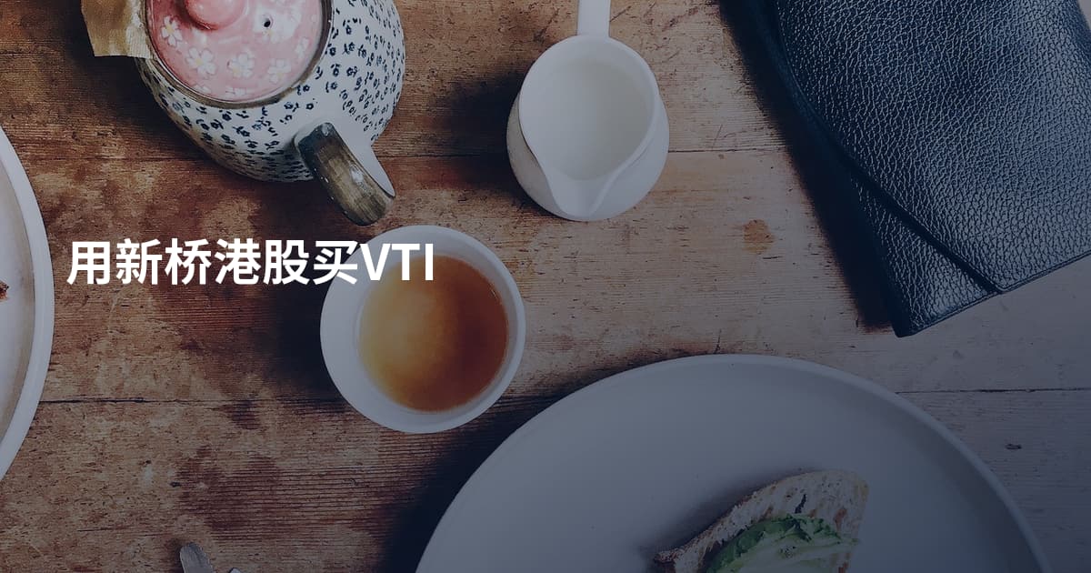 用新桥港股买VTI
