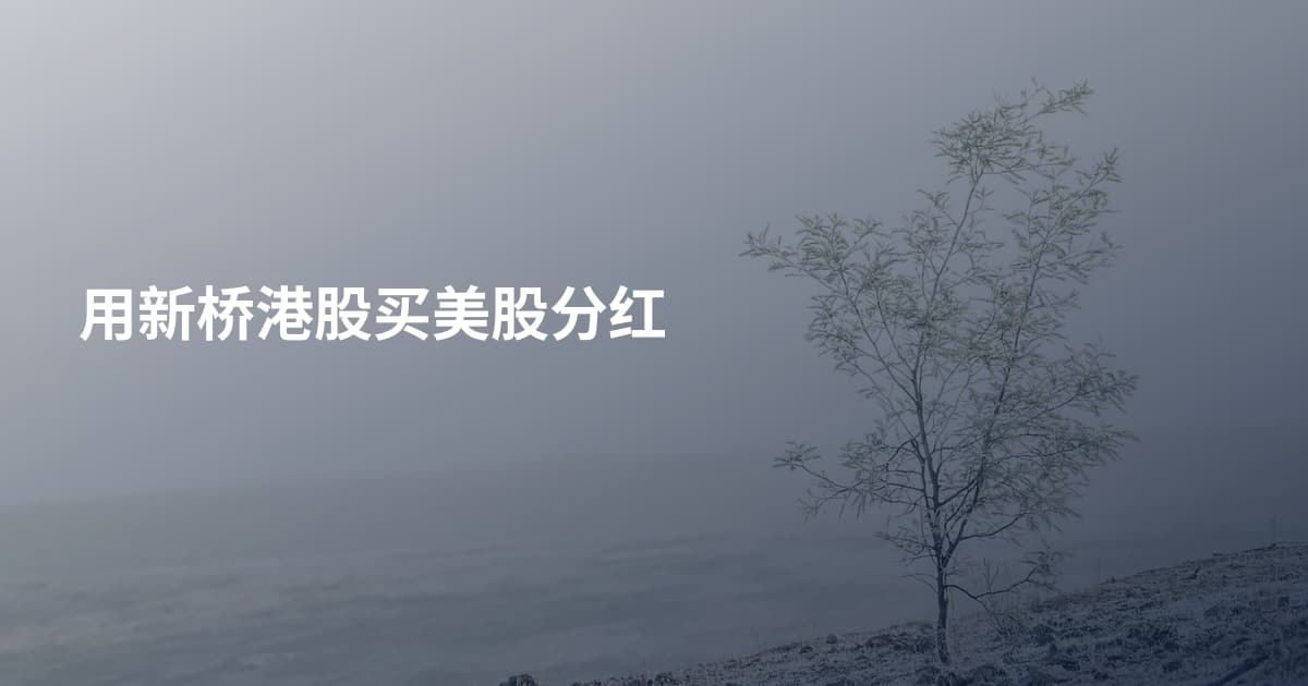 用新桥港股买美股分红