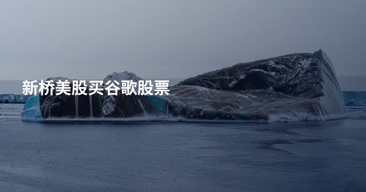 新桥美股买谷歌股票