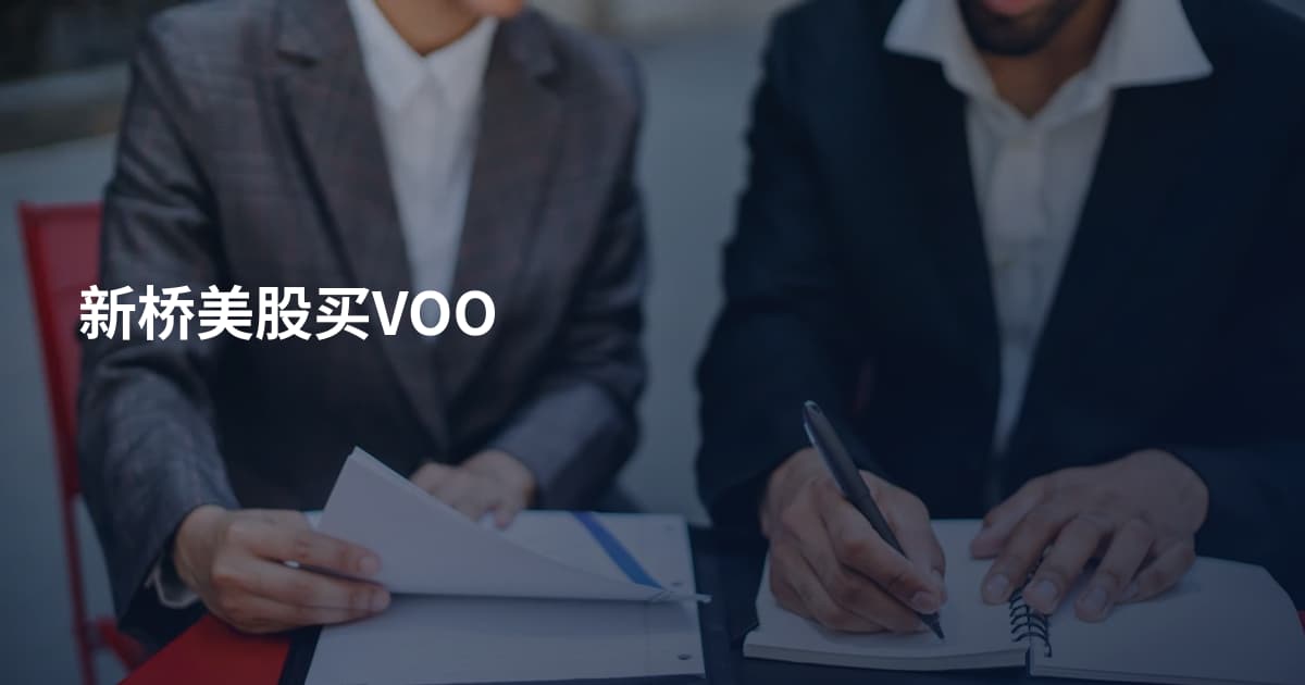 新桥美股买VOO