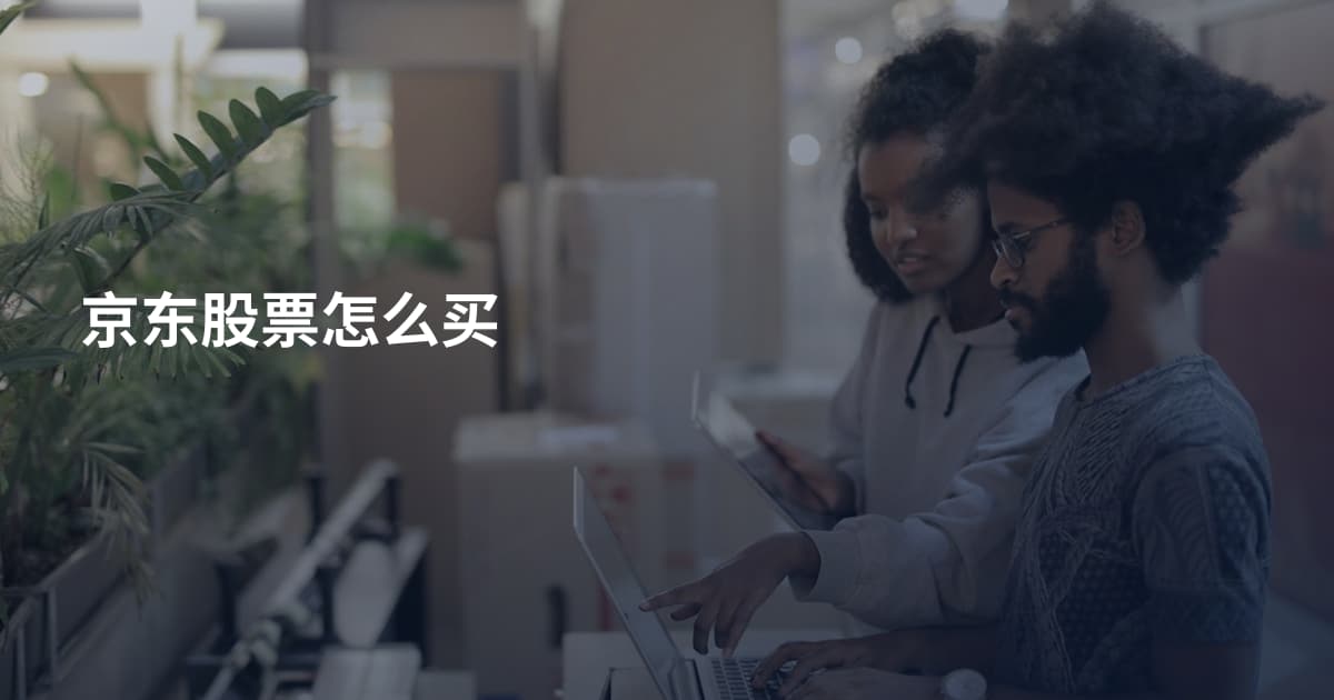 京东股票怎么买