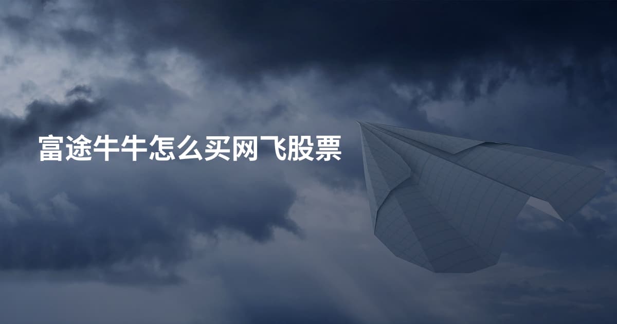 富途牛牛怎么买网飞股票